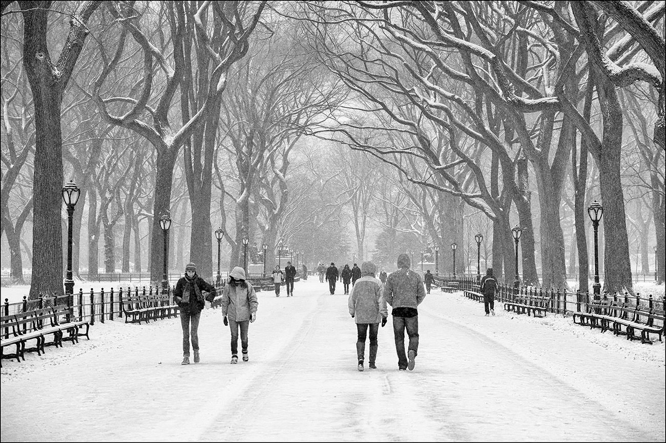 Snowstorm in New York City